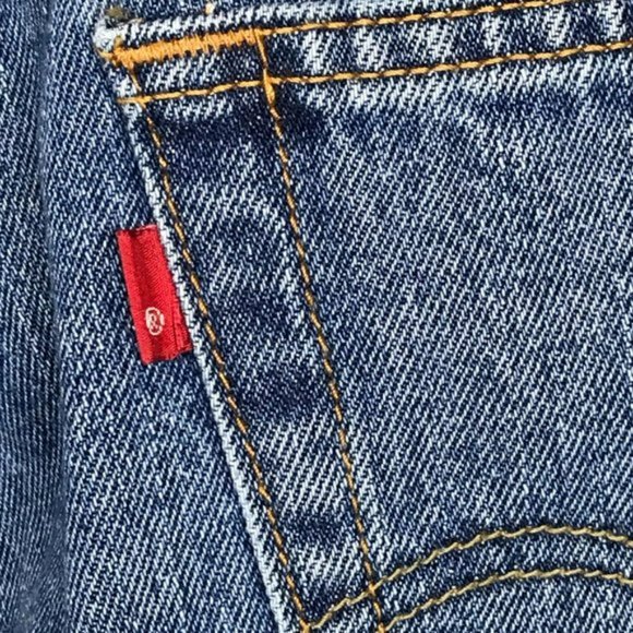 Levi's 505 Regular Fit Jeans Y2K Boyfriend High Rise High Waist Mom Jeans - Picture 6 of 14